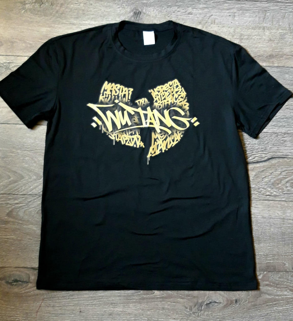 Wu Tang Clan - All members calligraphy t shirt
