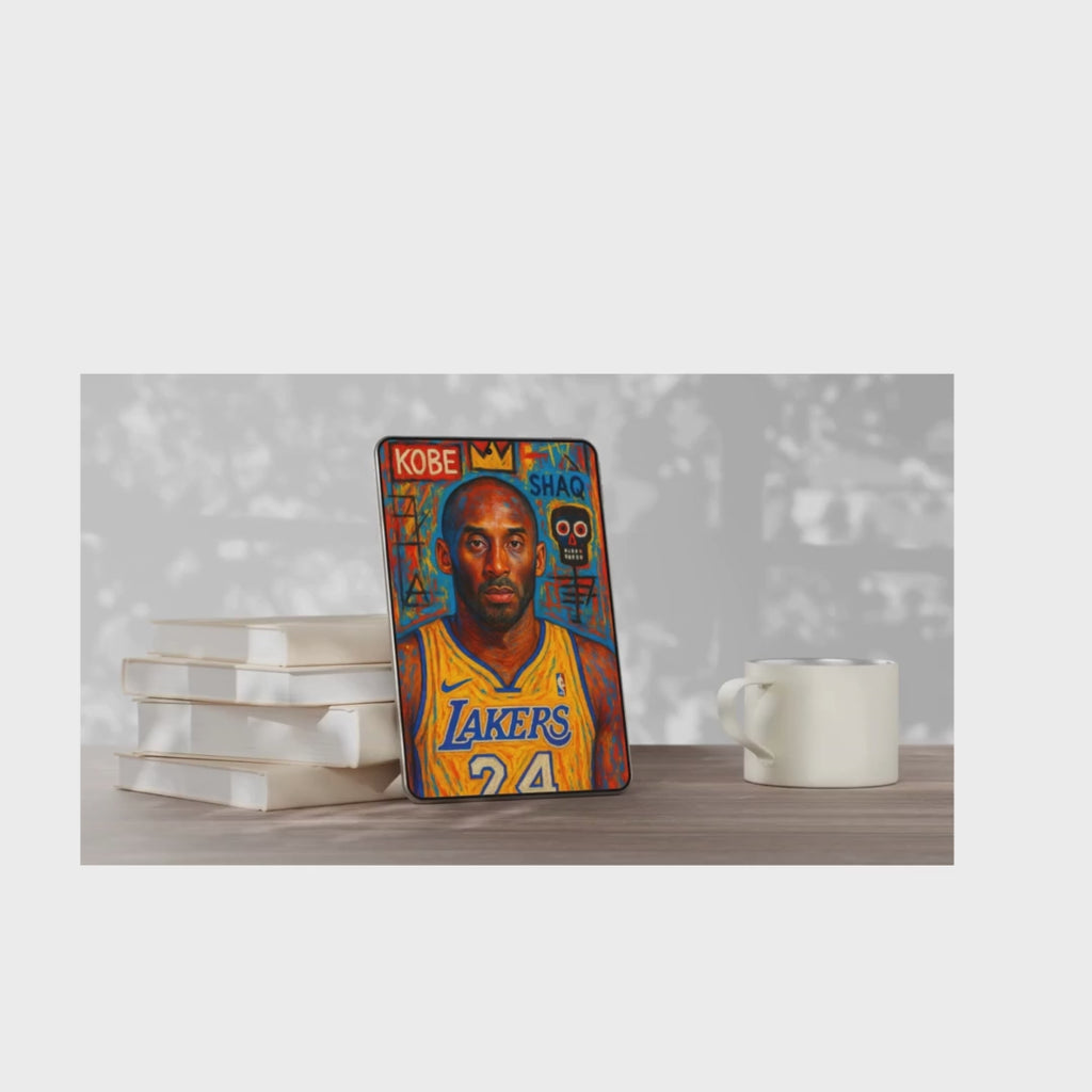 Kobe Bryant portrait – Basquiat Style Digital Art Print (Instant Download)